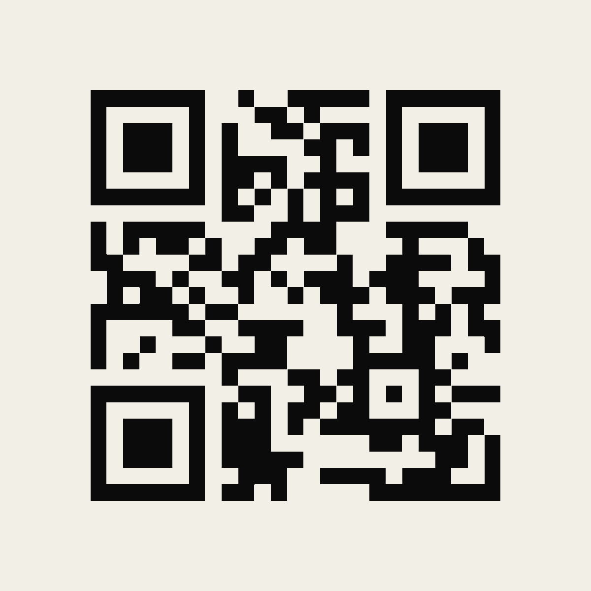 QR-code voor direct WhatsApp-contact met Hubert